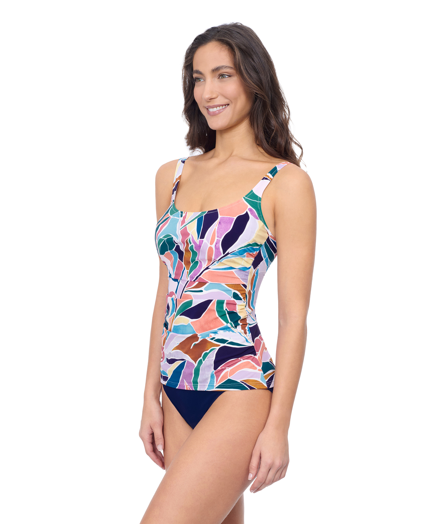 Aura Square Neck D Cup Tankini