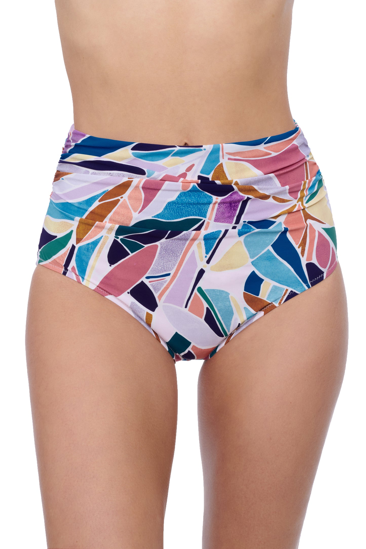 Profile by Gottex Aura Shirred High Waist Swim Bottom