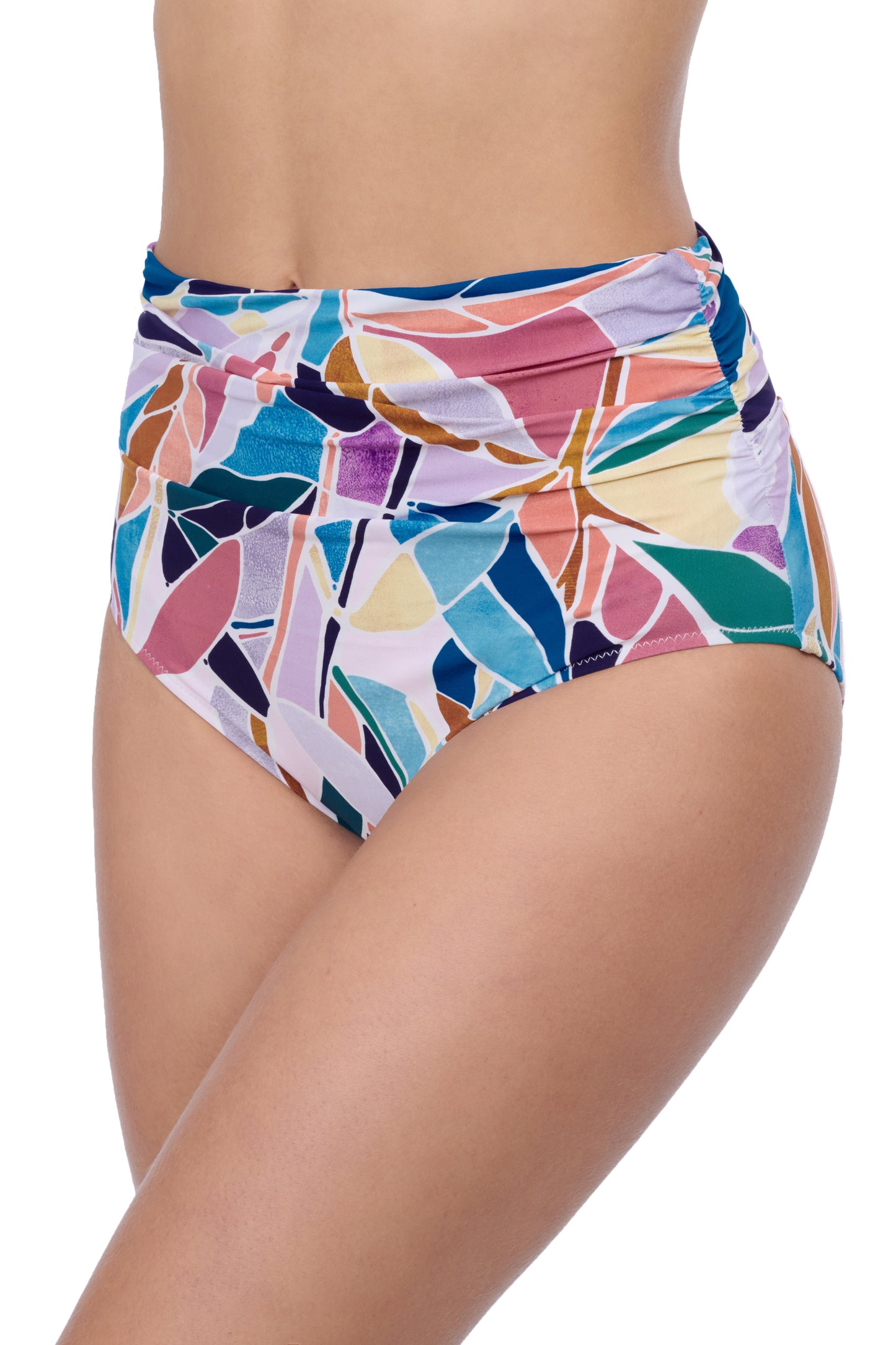 Profile by Gottex Aura Shirred High Waist Swim Bottom