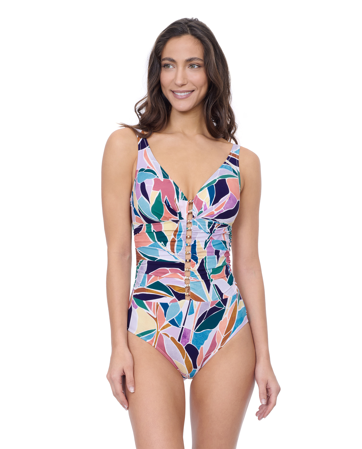 Aura D Cup V Neck One Piece