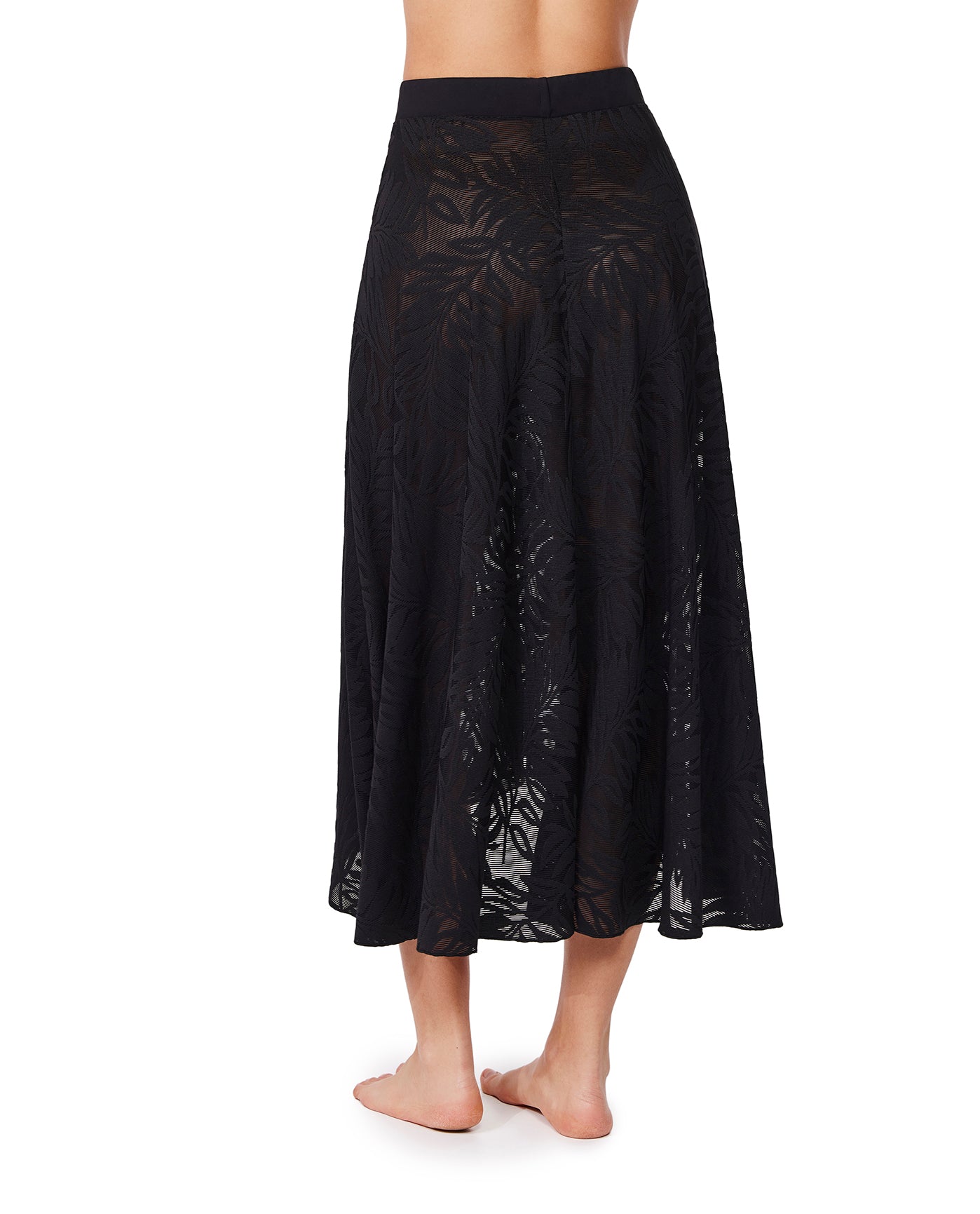 Skyfall Textured High Low Skirt Cover-Up