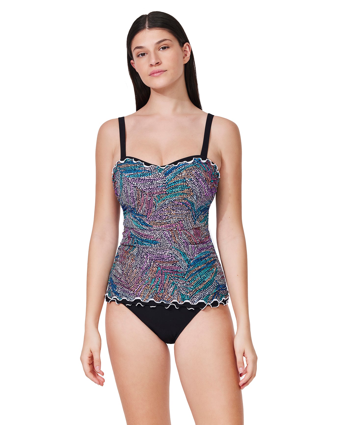 Layla Tricolore E-Cup Tankini Top