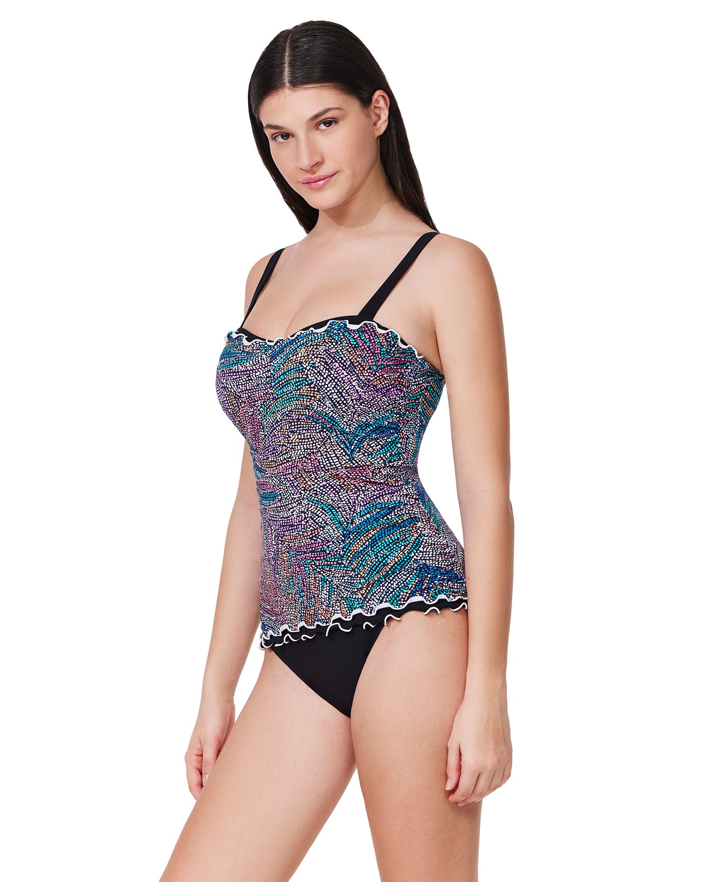 Layla Tricolore E-Cup Tankini Top