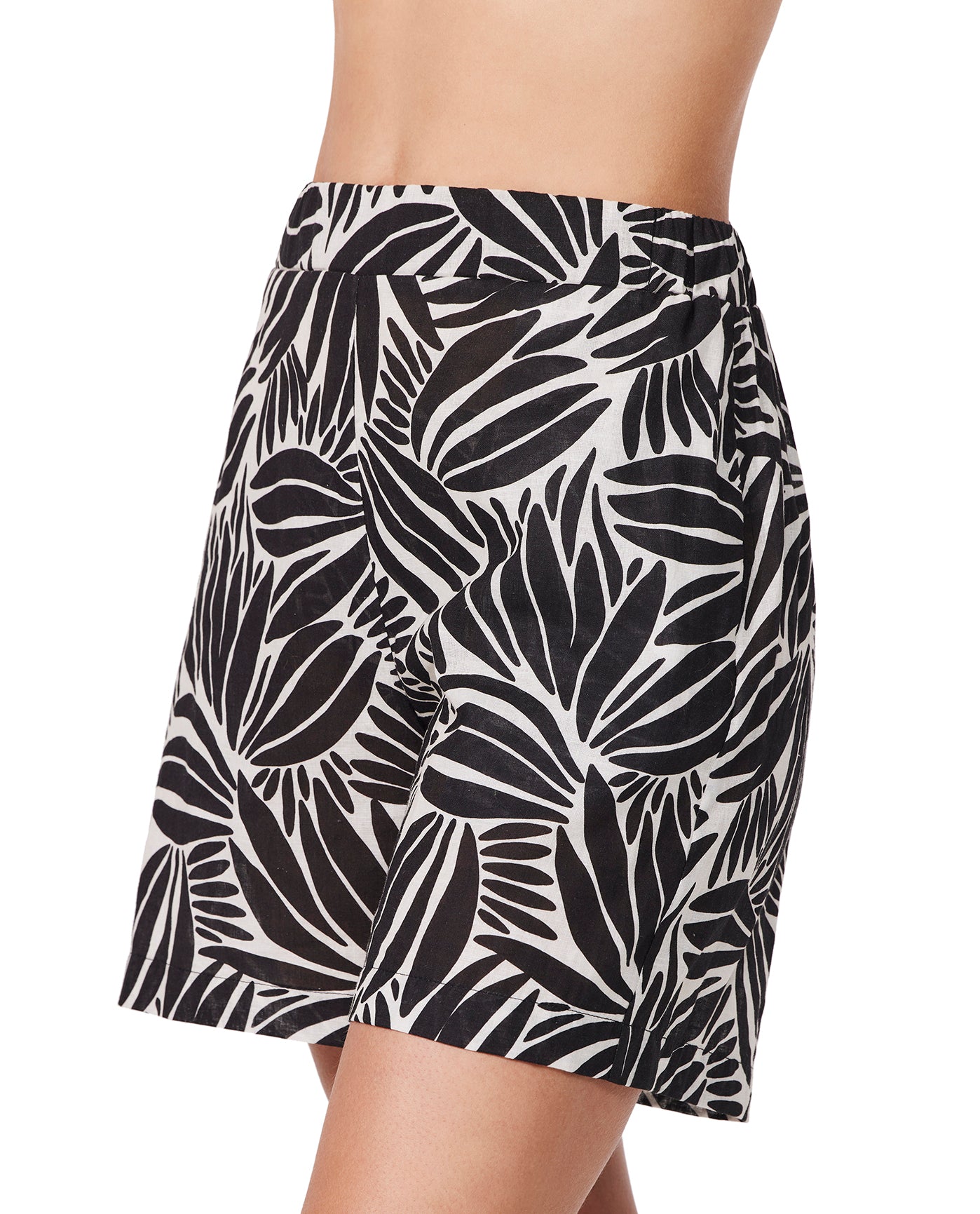 Comeback Short Cover-Up -Blk/wh