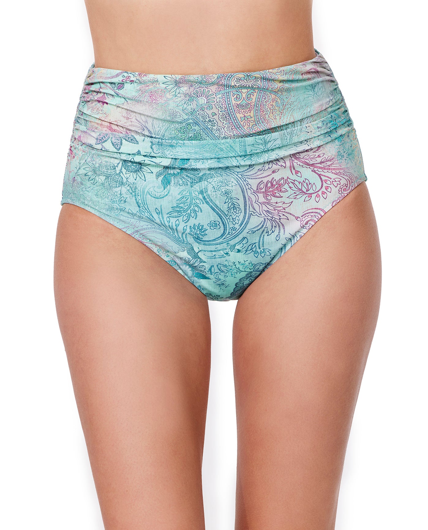 Bas de maillot de bain taille haute Souk - Tur/multi