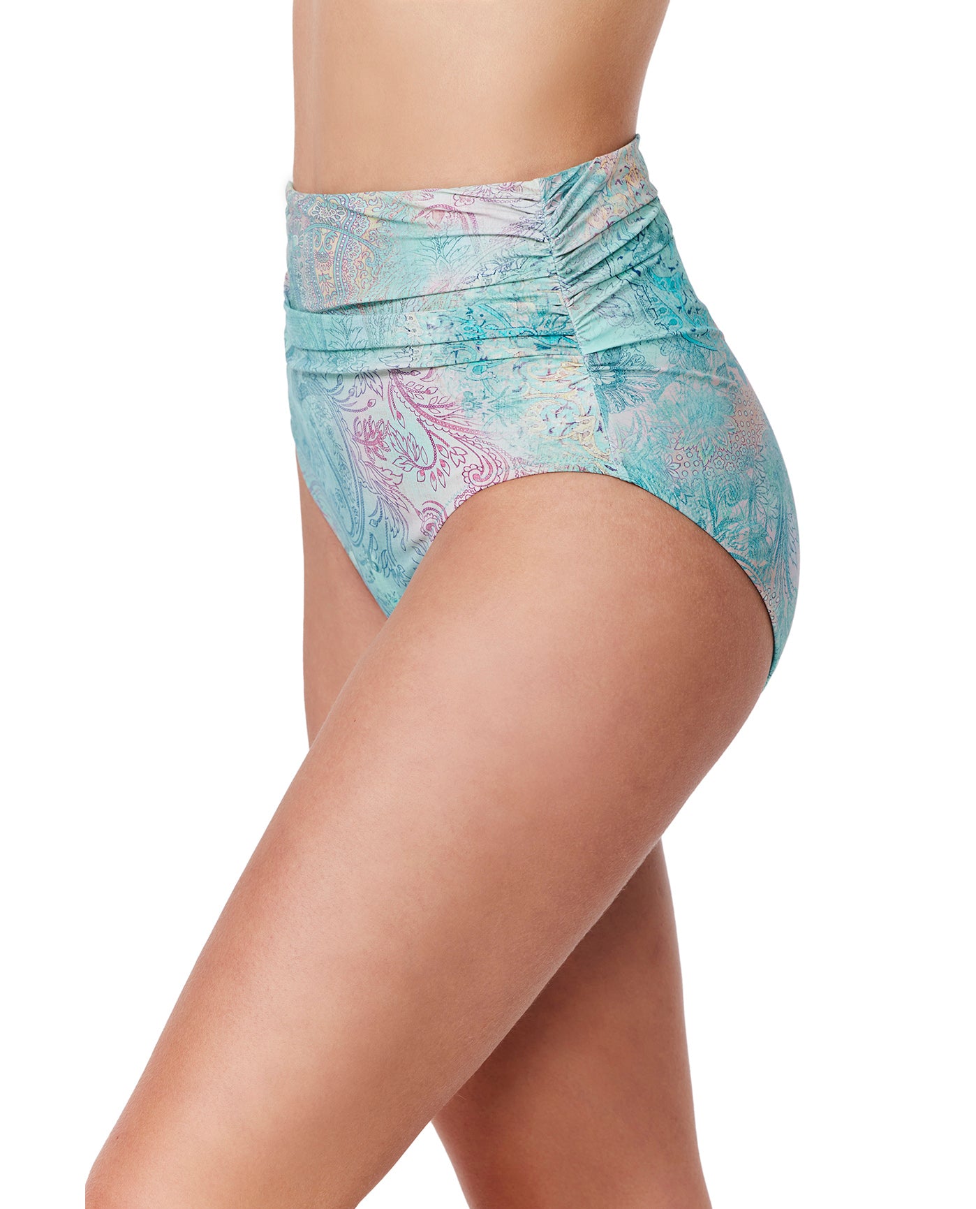 Bas de maillot de bain taille haute Souk - Tur/multi