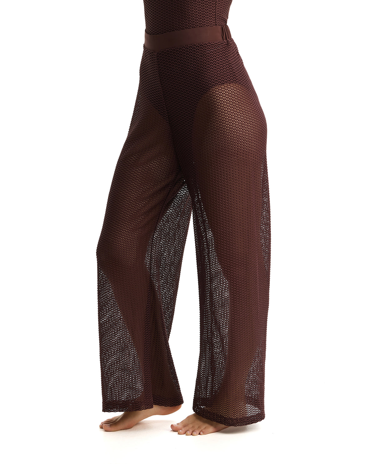 Profile by Gottex Safari Chic Textured Beach Pant Cover-Up-Brown