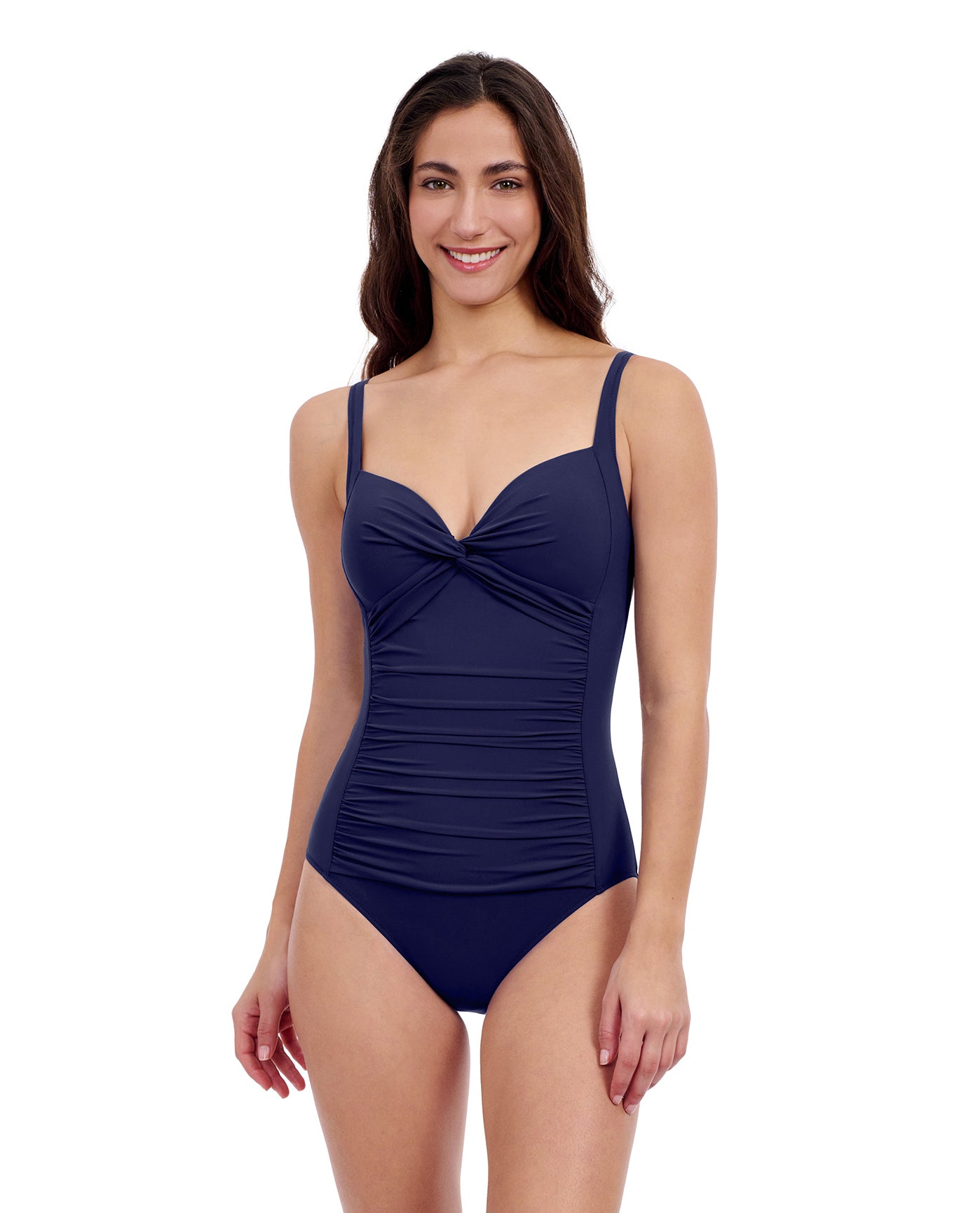 Tutti Frutti Sweetheart Twist Front One Piece Swimsuit Profile by - Main Image