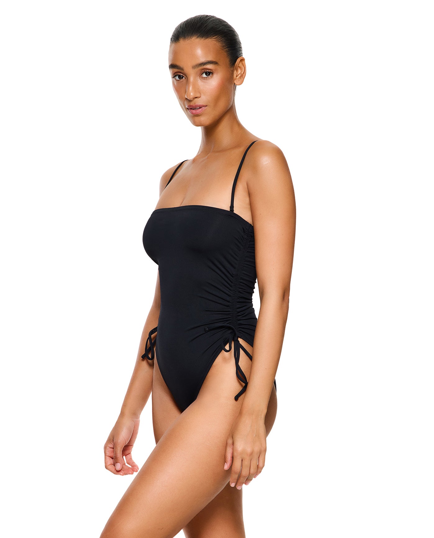 Maillot de bain une pièce bandeau Midnight - Noir