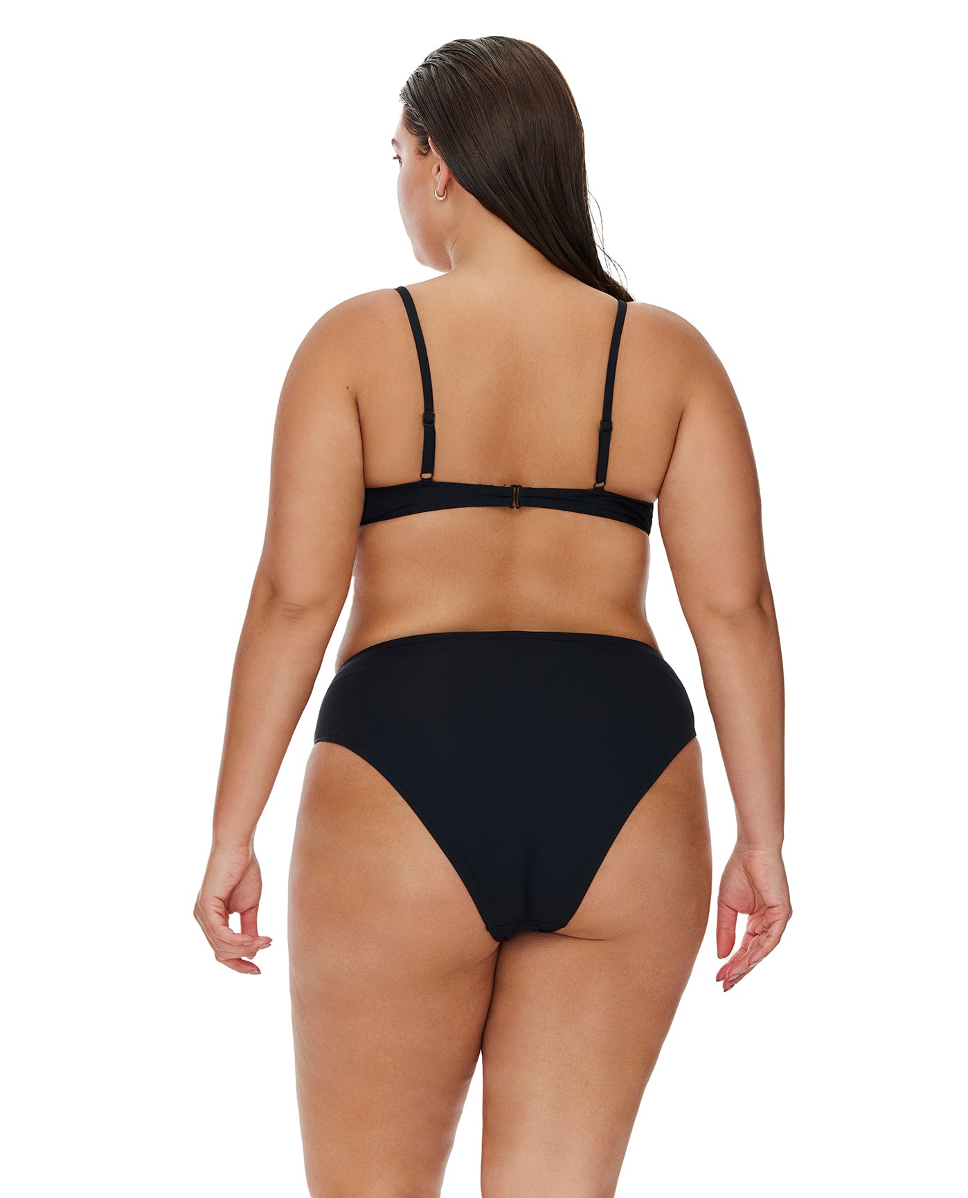 Midnight Underwire Bikini Top-Black