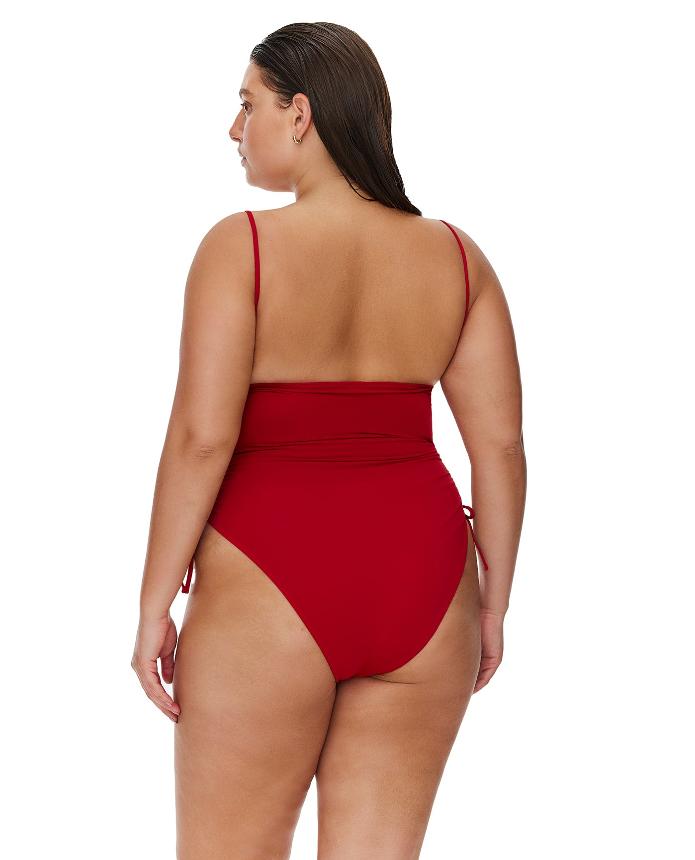 Beach Time Adjustable One Piece -Red
