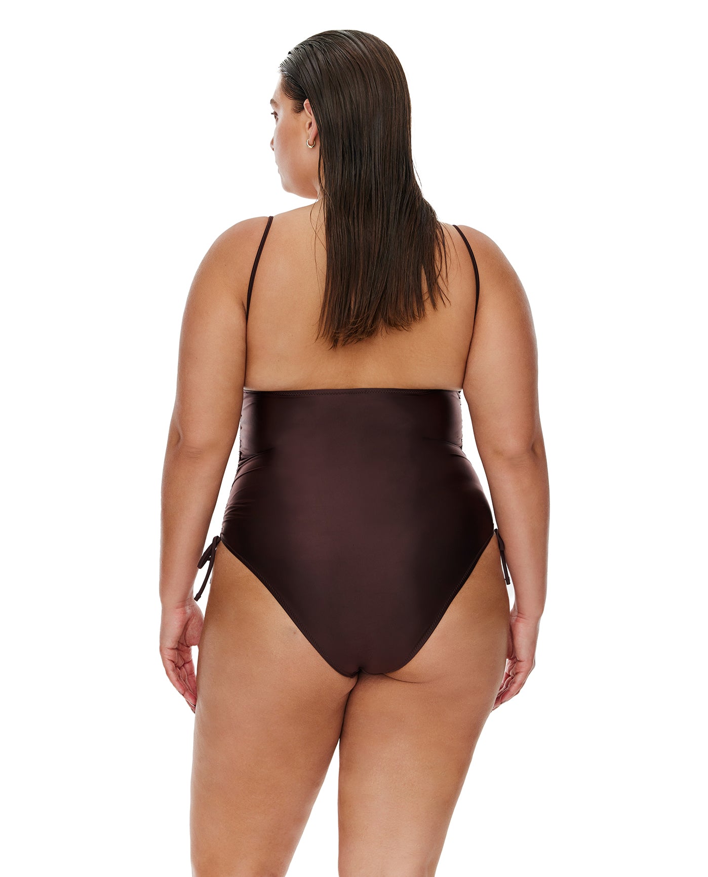 Satin Touch Adjustable One Piece-Brown