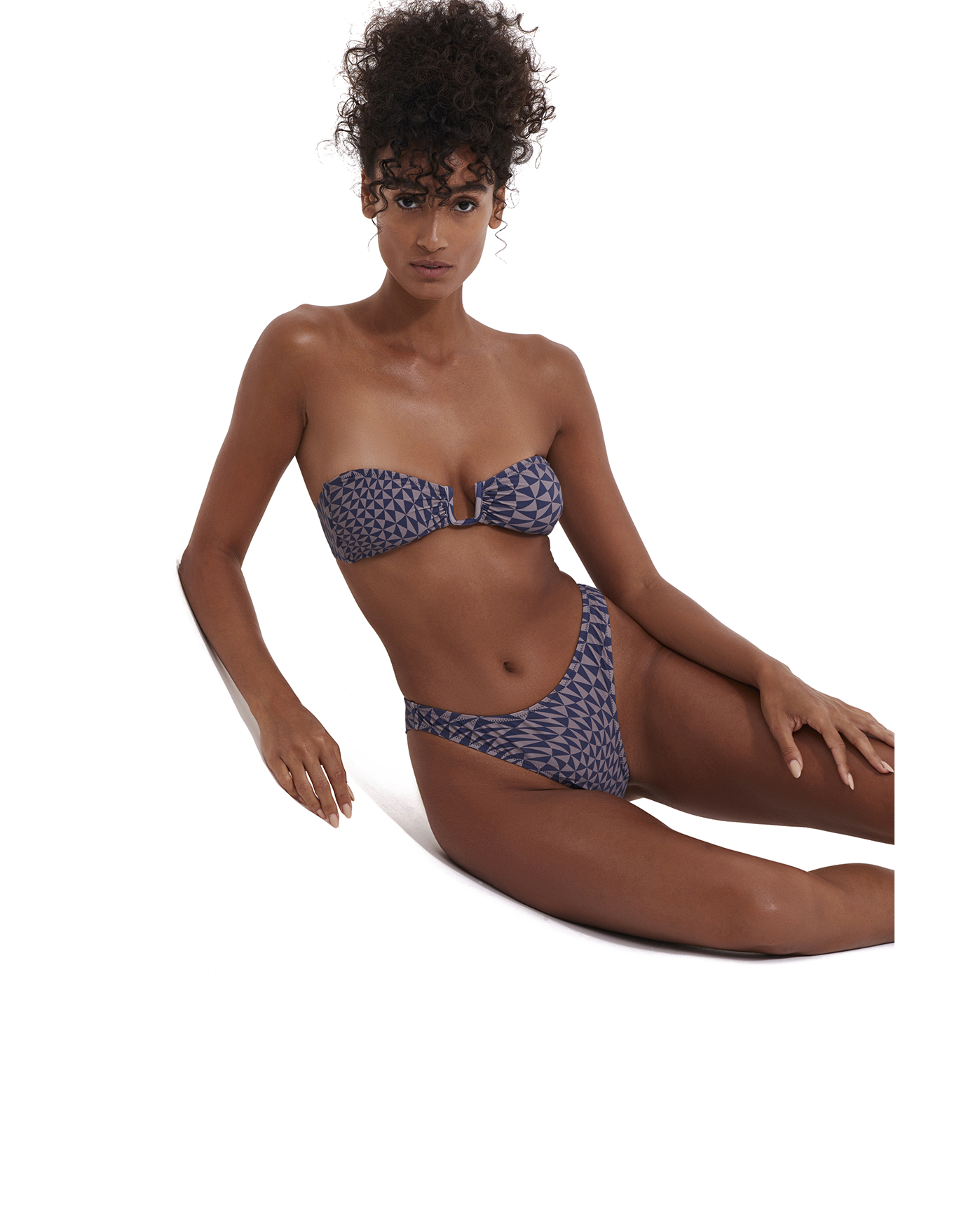 Midnight Magic Bandeau Wire Bikini Top