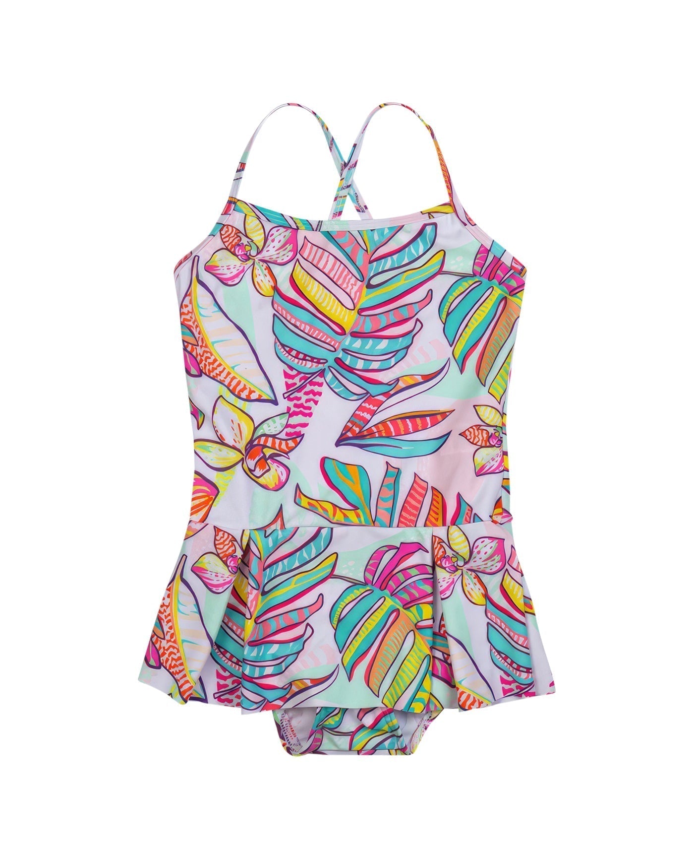 Palm Island Round Neck Swimdress Gottex Kids