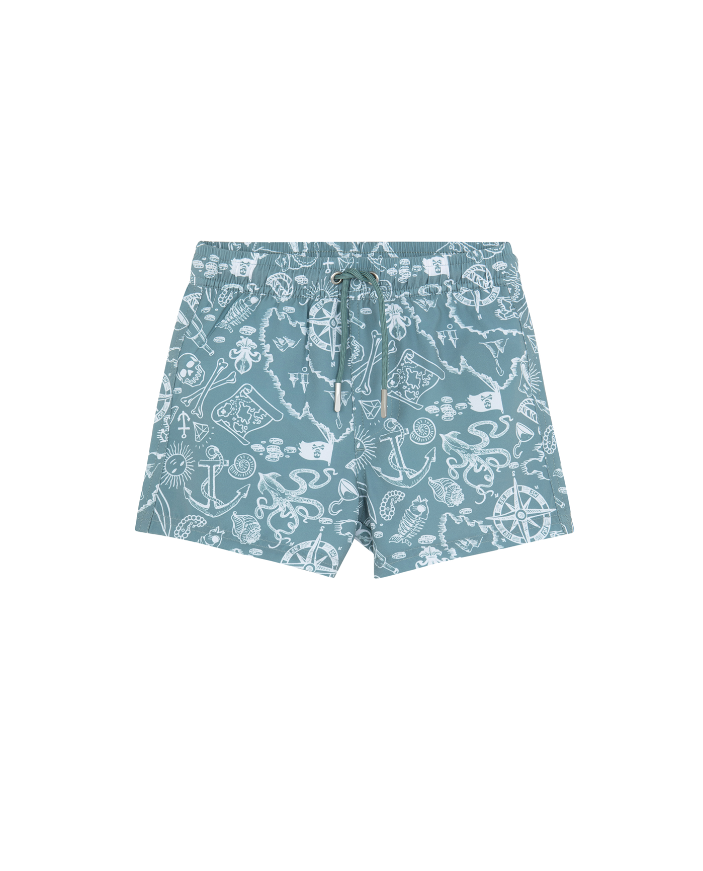 Boys 2 Match Drawstring Swim Shorts