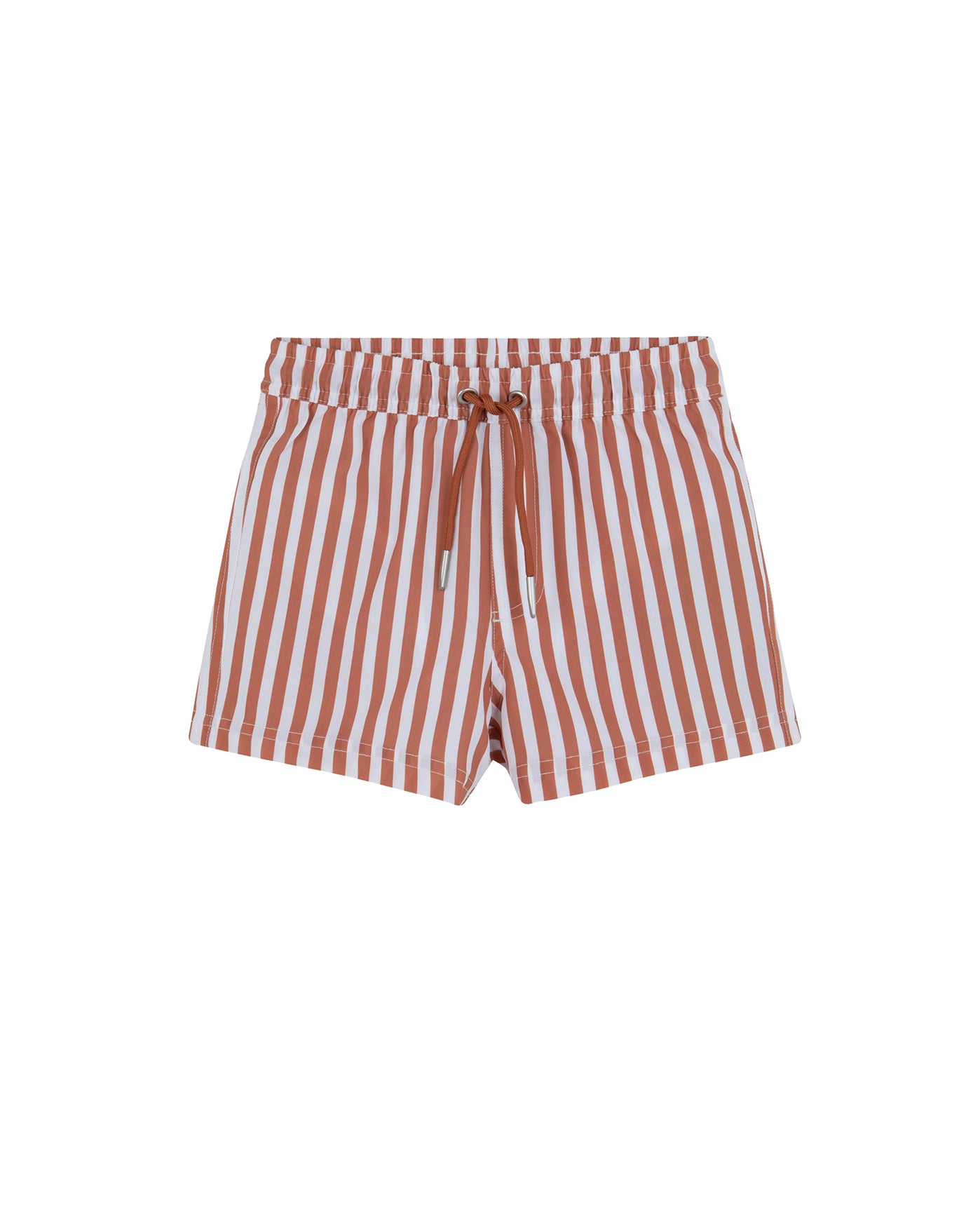 Boys 2 Match Drawstring Swim Shorts - Wh/terraco
