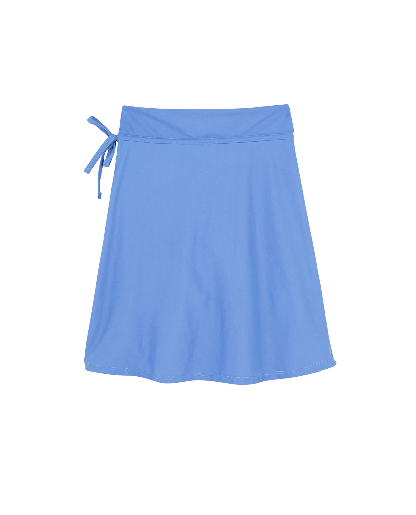 Back View Of Sea Solids Swim Skirt with Inner Short | blue