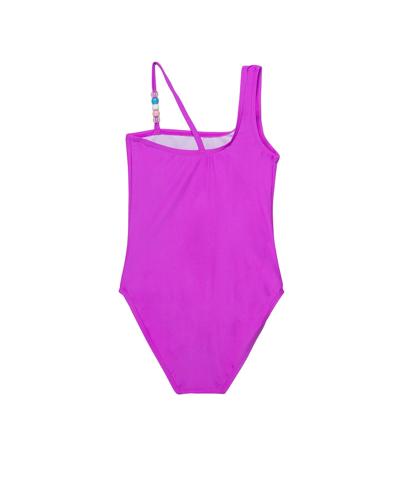 Sun Beading Asymmetrical Beaded One Piece-Violet