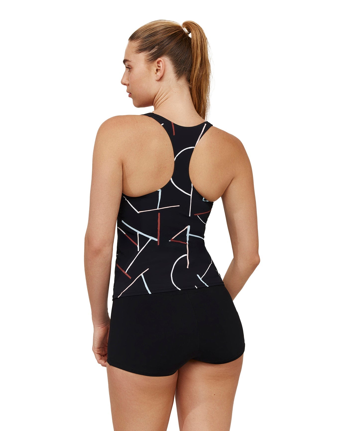Kai Scoop Neck Tankini Top | kai-multi