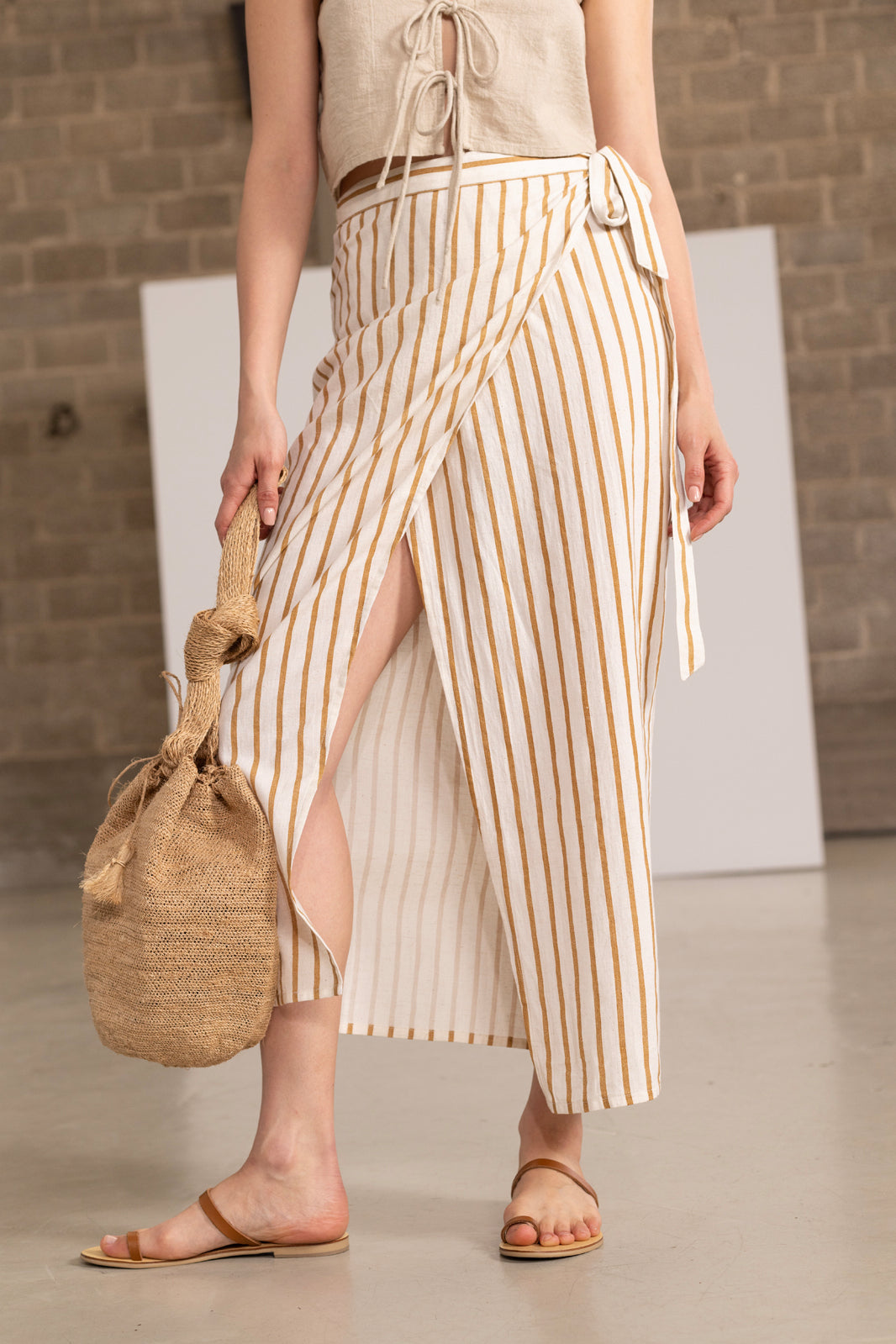 Resort Wrap Swim Cover-Up Skirt- Multi/must