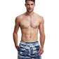 Front View Of Gottex Men 5-Inch Swim Trunks | GOTTEX MEN NAUTICAL NAVY AND WHITE