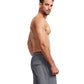 Back View Of Gottex Men 7-Inch Swim Trunks | GOTTEX MEN GREY AND BLACK ACCENT