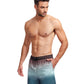 Side View View Of Gottex Men 7-Inch Swim Trunks | GOTTEX MEN BLUE OMBRE
