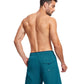 Back View Of Gottex Men 7-Inch Swim Trunks | GOTTEX MEN PETROL AND NAVY ACCENT