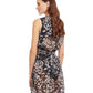Back View Of Gottex Essentials Miss Butterfly High Neck Sleeveless Beach Dress | Gottex Miss Butterfly Brown
