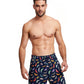 Front View Of Gottex Men 7-Inch Swim Trunks | GOTTEX MEN GRAPHIC BLUE FEATHERS