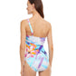 Back View Of Gottex Essentials La Vie Est Belle One Shoulder One Piece Swimsuit | Gottex La Vie Est Belle