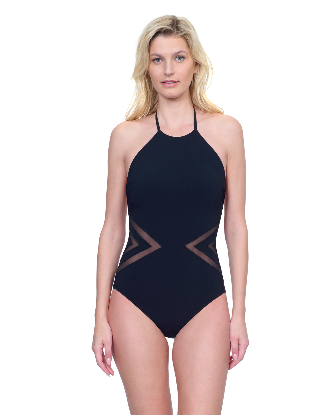 Gottex Day Dreamer High Neck Halter One Piece Swimsuit
