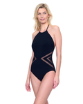 Day Dreamer High Neck Halter One Piece Swimsuit