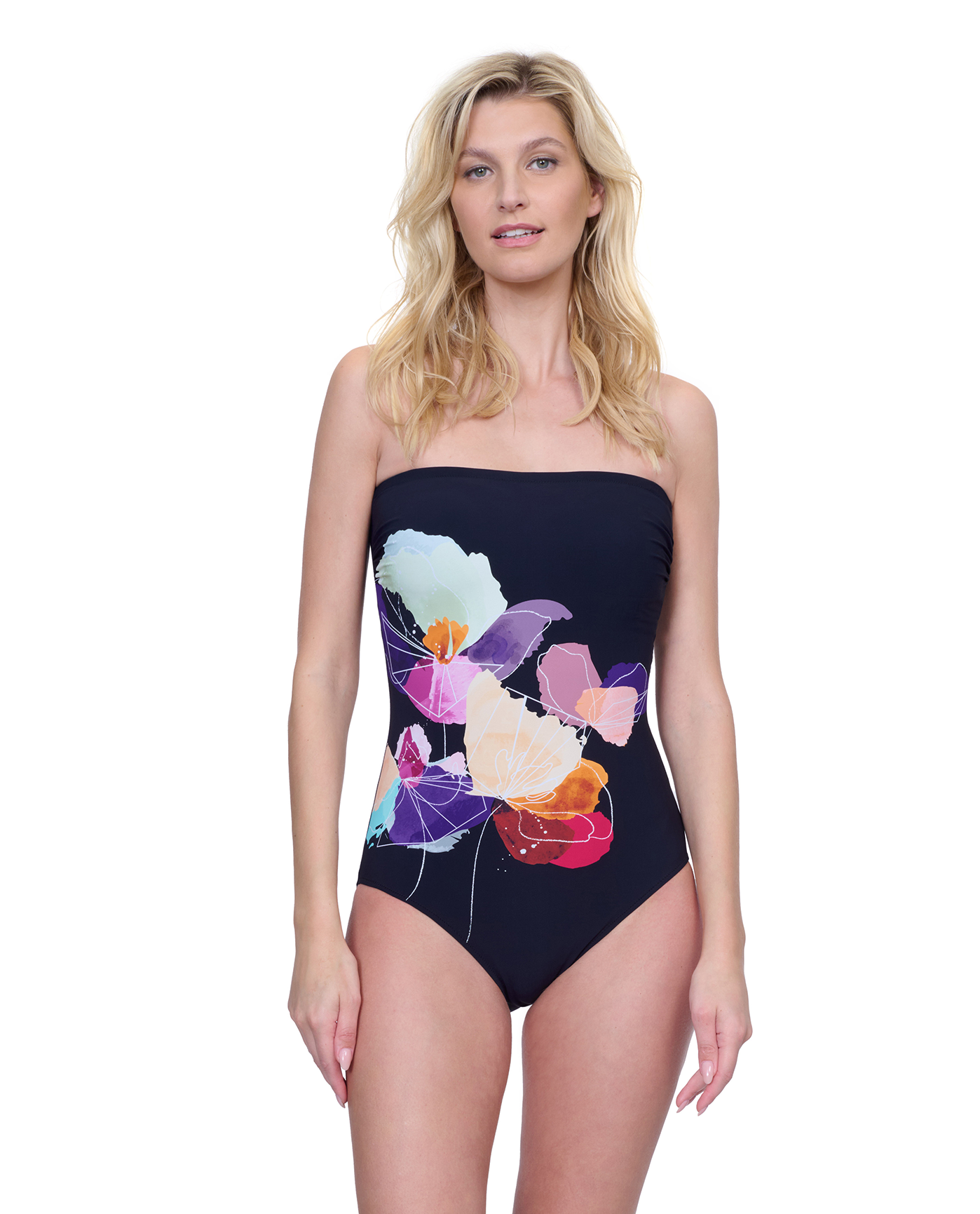 Enchanted Sun Bandeau One Piece Swimsuit