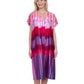 Front View Of Gottex Golden Hour V-Neck Long Tunic Cover Up | GOTTEX GOLDEN HOUR PINK