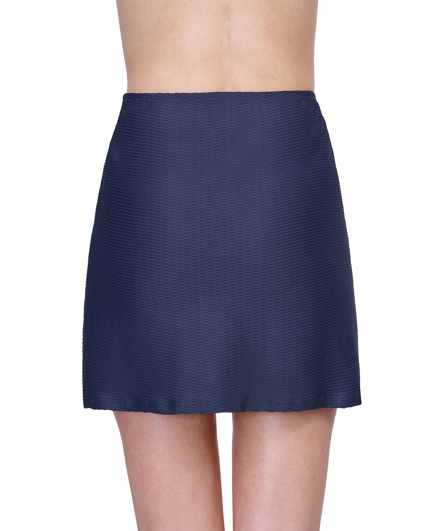 Harbourside Textured Cover Up Mini Skirt With Slit