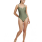 Front View Of Luma High End V Wire One Piece | Olive