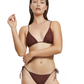 Front View Of Luma High End Triangle Bikini Top | Bronze
