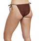 Back View Of Luma High End High Waist Swim Bottom | Bronze