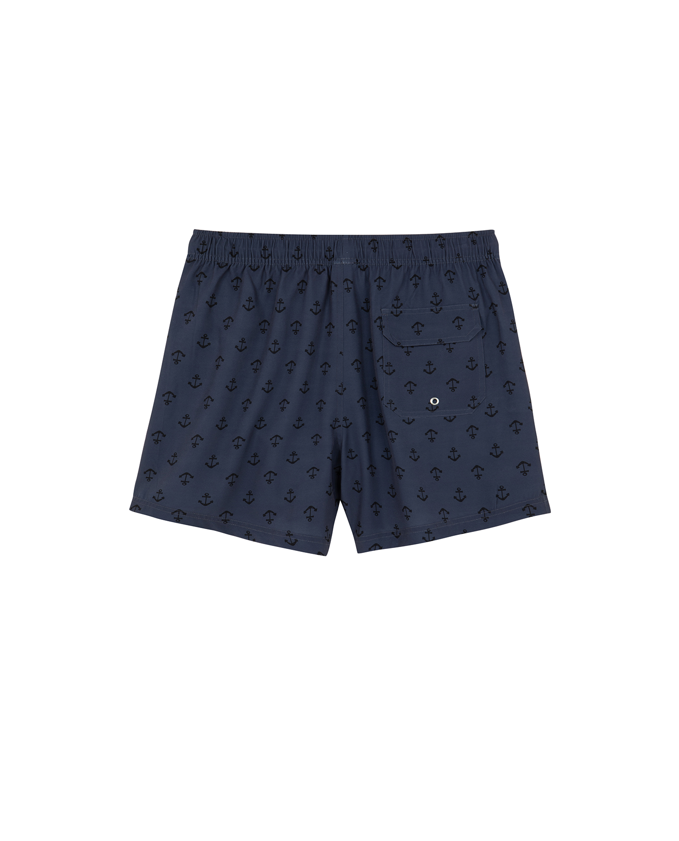 Back View Of Shore Thing  5" Swim Trunks | black-multi 
