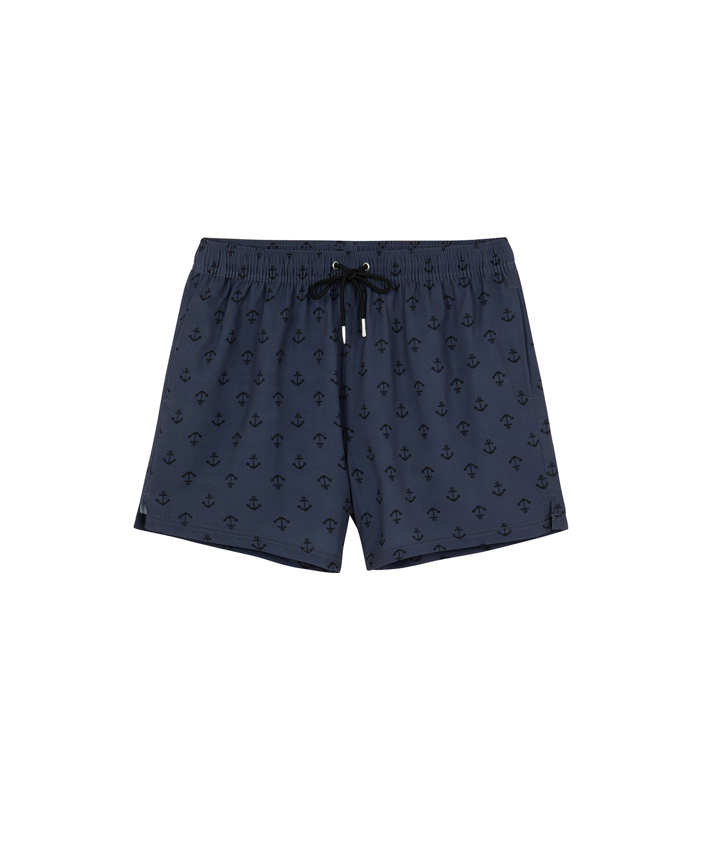 Front View Of Shore Thing  5" Swim Trunks | black-multi 
