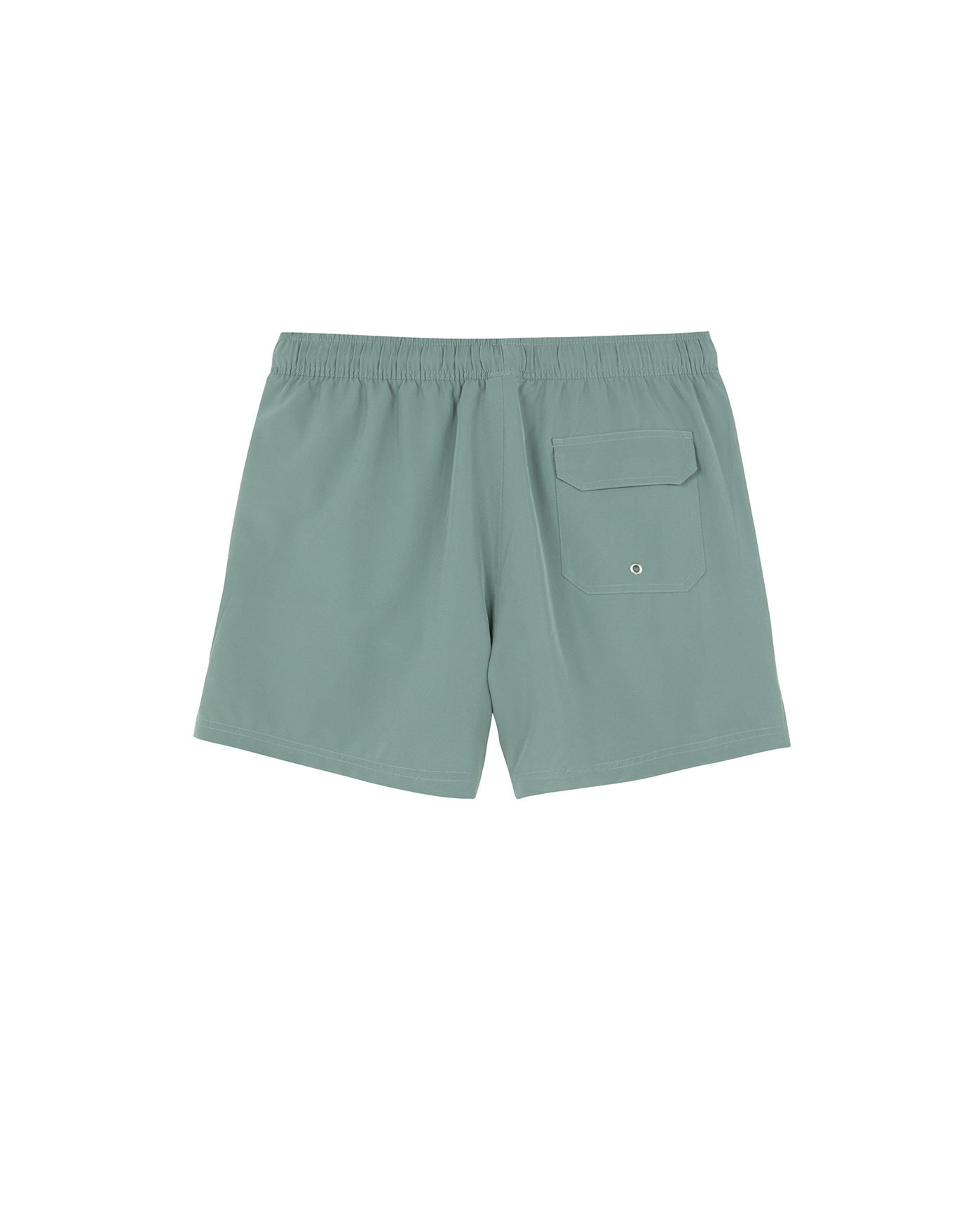 Back View Of Shore Thing  5" Swim Trunks | grey
