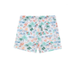 Back View Of Shore Thing  5" Swim Trunks | white-multi