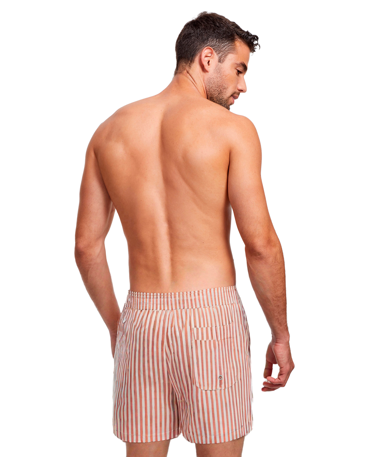 Gottex Men Shore Thing  5" Swim Trunks | white-terraco