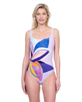 Paradiso Square Neck One Piece Swimsuit