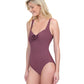 Maillot de bain une pièce à encolure carrée et à couverture intégrale Rose Bud de Gottex