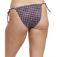 Back View Of Luma Retro Touch Side Tie Bikini Bottom | Multi-Plum