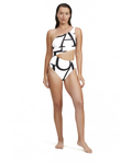 Signature One Shoulder Cut Out One Piece