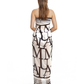 Back View Of Luma Signature Pareo | Black-Cream