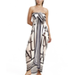 Front View Of Luma Signature Pareo | Black-Cream